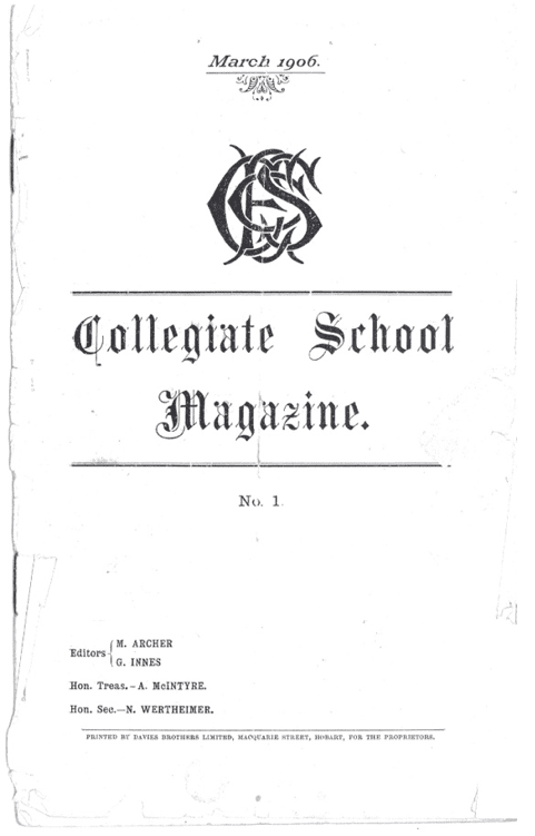 Collegiate School Magazine